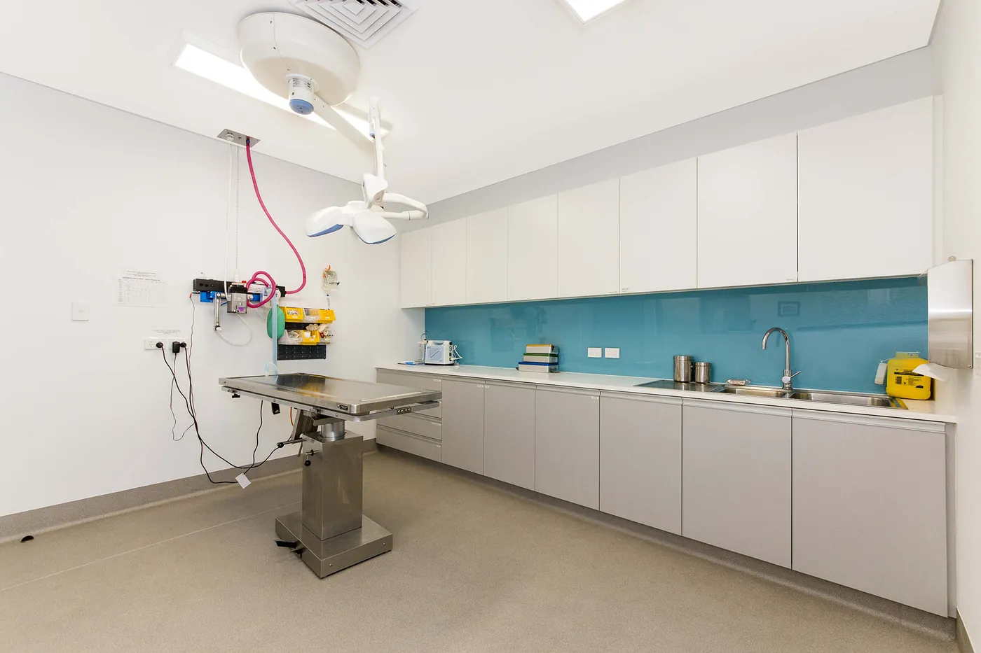 Emergency Vet Hospital — Second theatre and preparation bench.